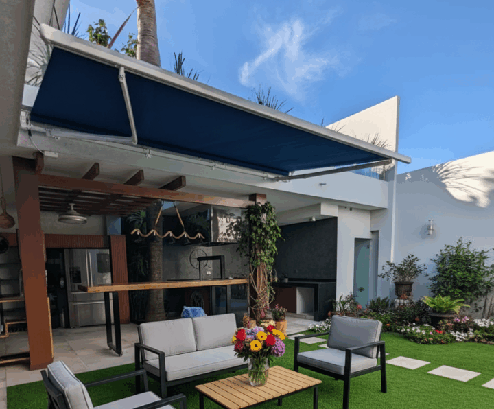 toldo de brazos invisibles